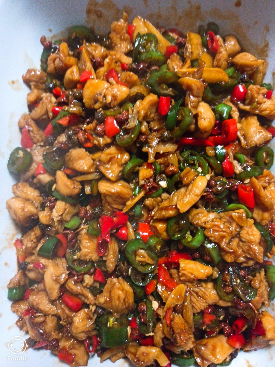 麻辣过瘾双椒鸡捞面