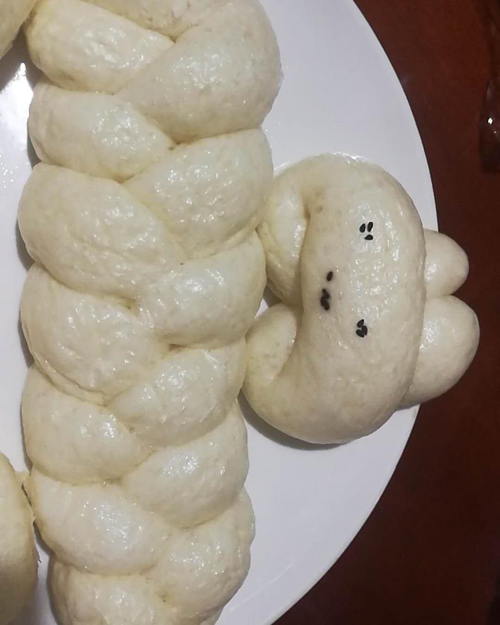 手工包子（肚脐包）