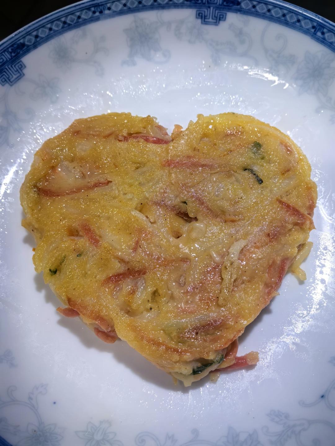 土豆饼(土豆胡萝卜丝饼)
