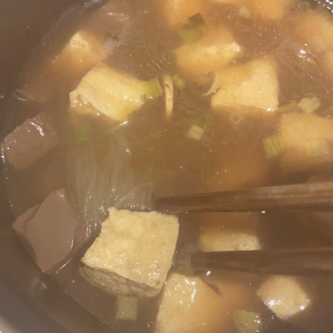 鸭血粉丝汤（简易版）