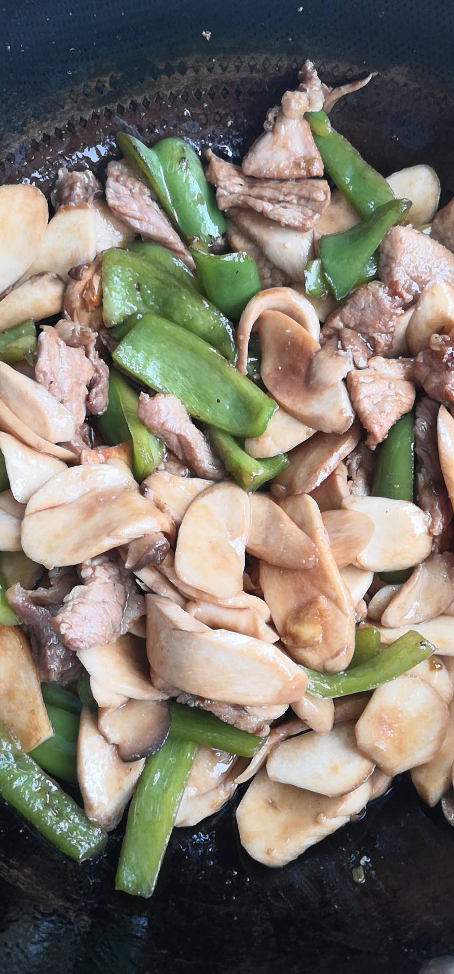 杏鲍菇炒肉片