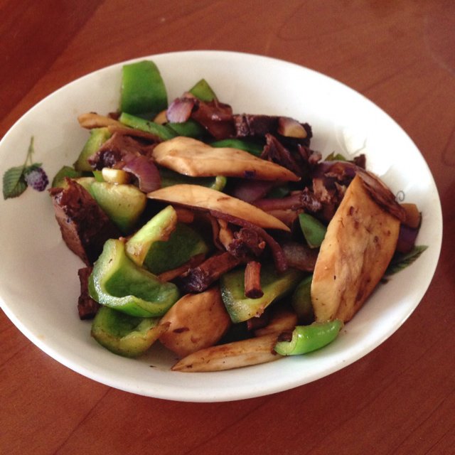 杏鲍菇蒜香牛肉粒