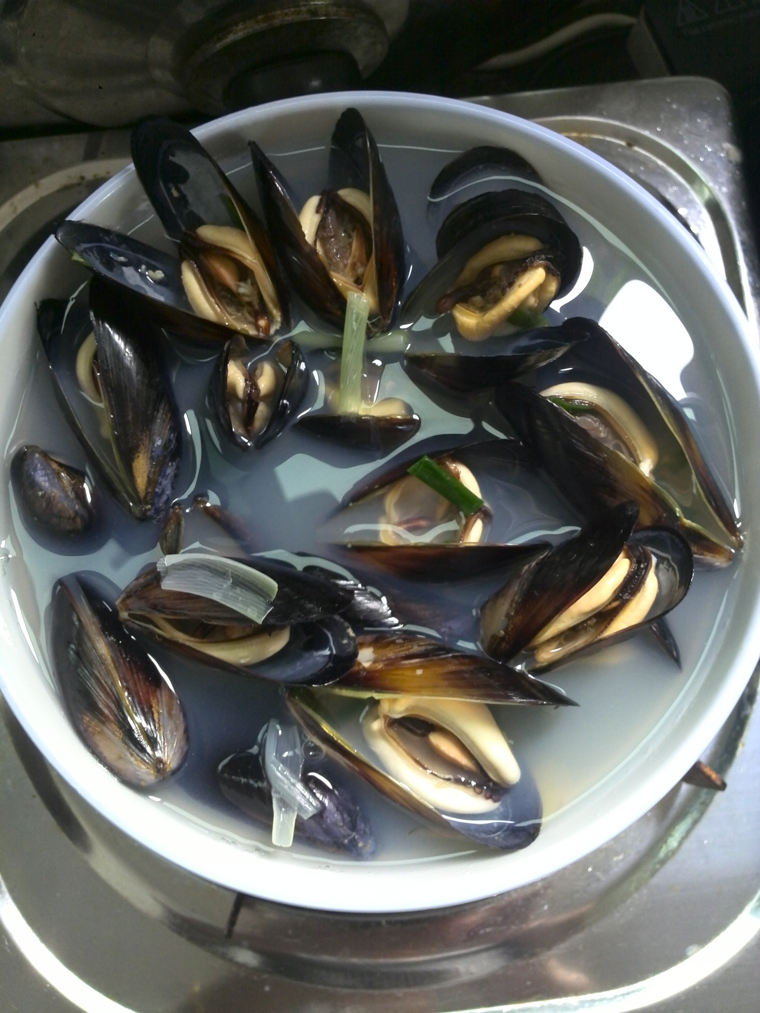 宝爸宝妈做的淡菜汤