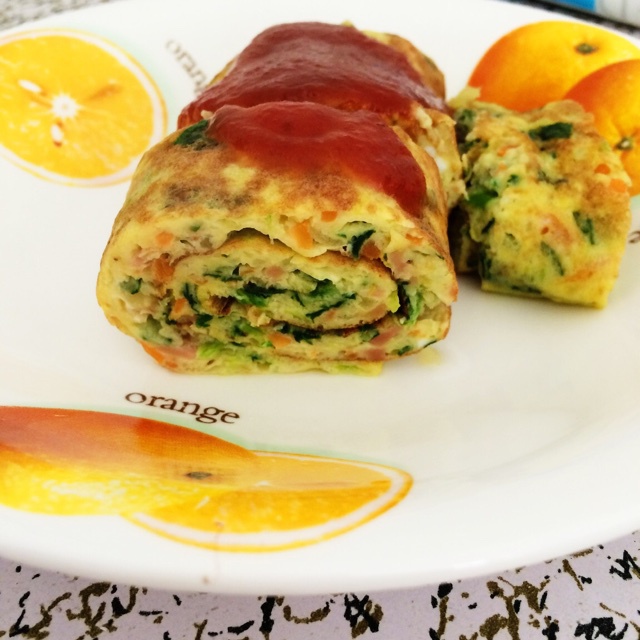 火腿鸡蛋饼