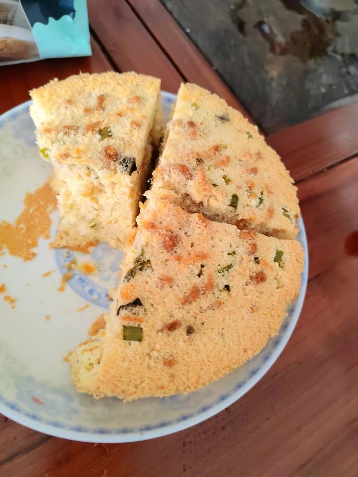 香葱肉松咸口戚风|松软可口，容易上瘾！