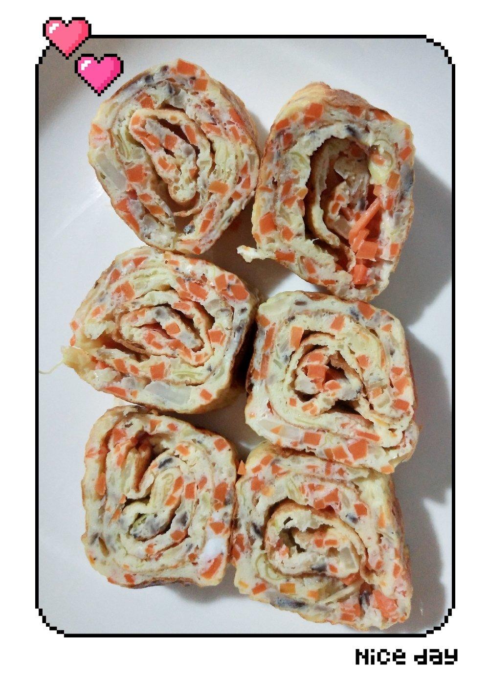 宝宝辅食：厚蛋烧（12m+）