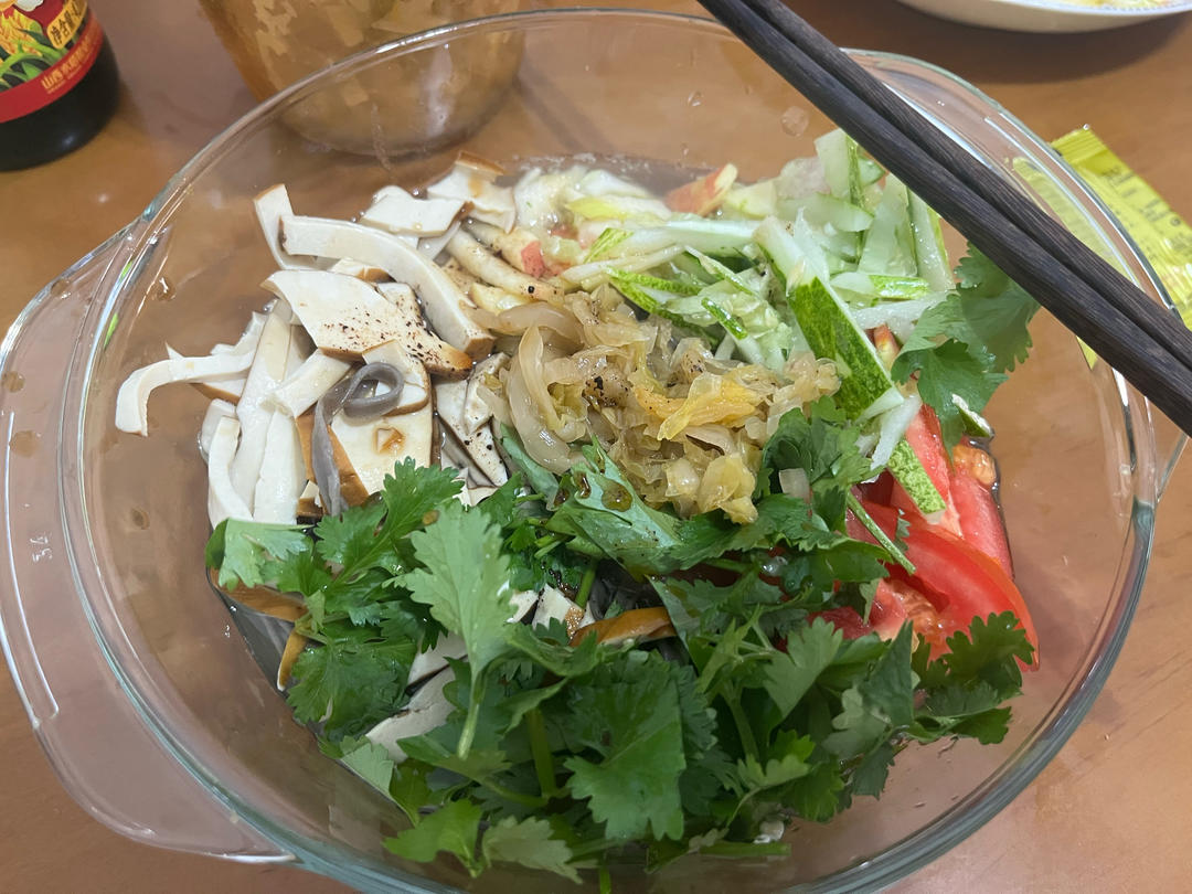 家常冷面（荞麦面）