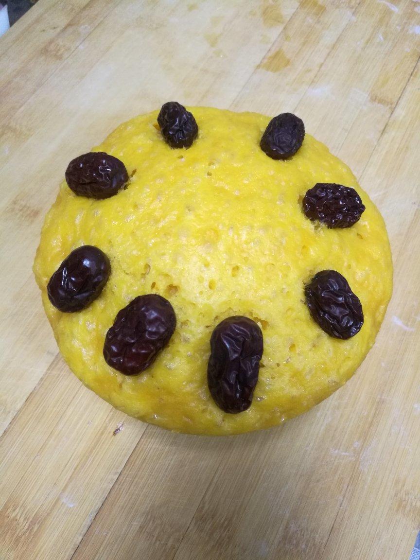 南瓜发糕 Steamed Pumpkin Cake