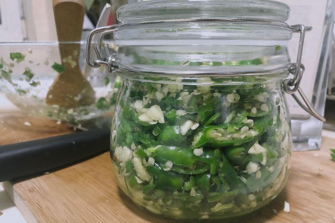 自制剁椒（青椒酱）