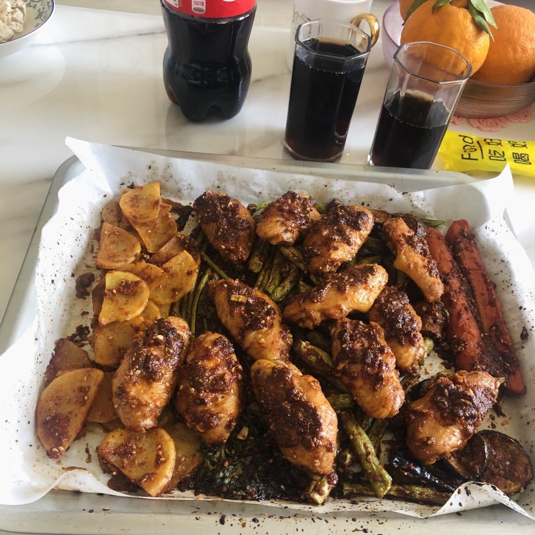 自制烤箱版烧烤，简单好吃过烧烤摊