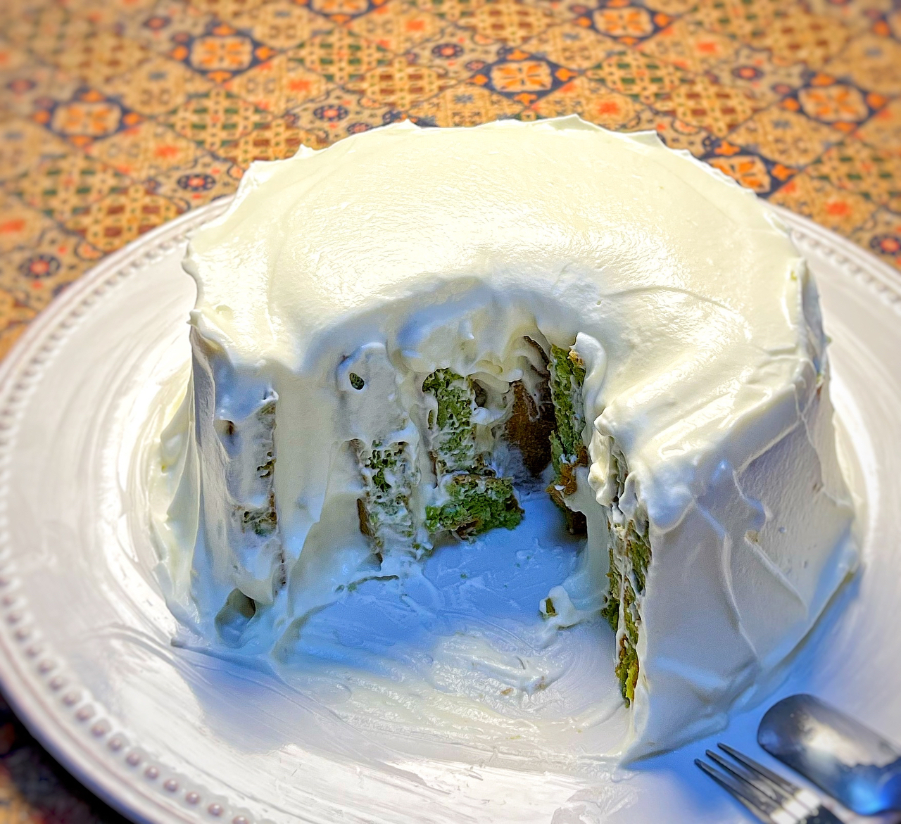 斑斓奶油蛋糕