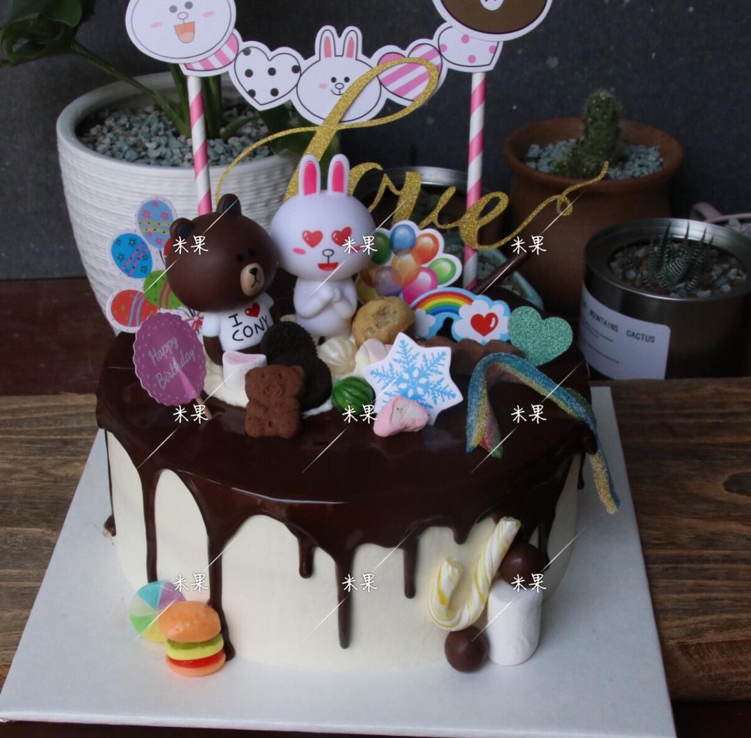 蛋糕淋面之一：甘那许淋面（详细解答淋面太稠的问题）