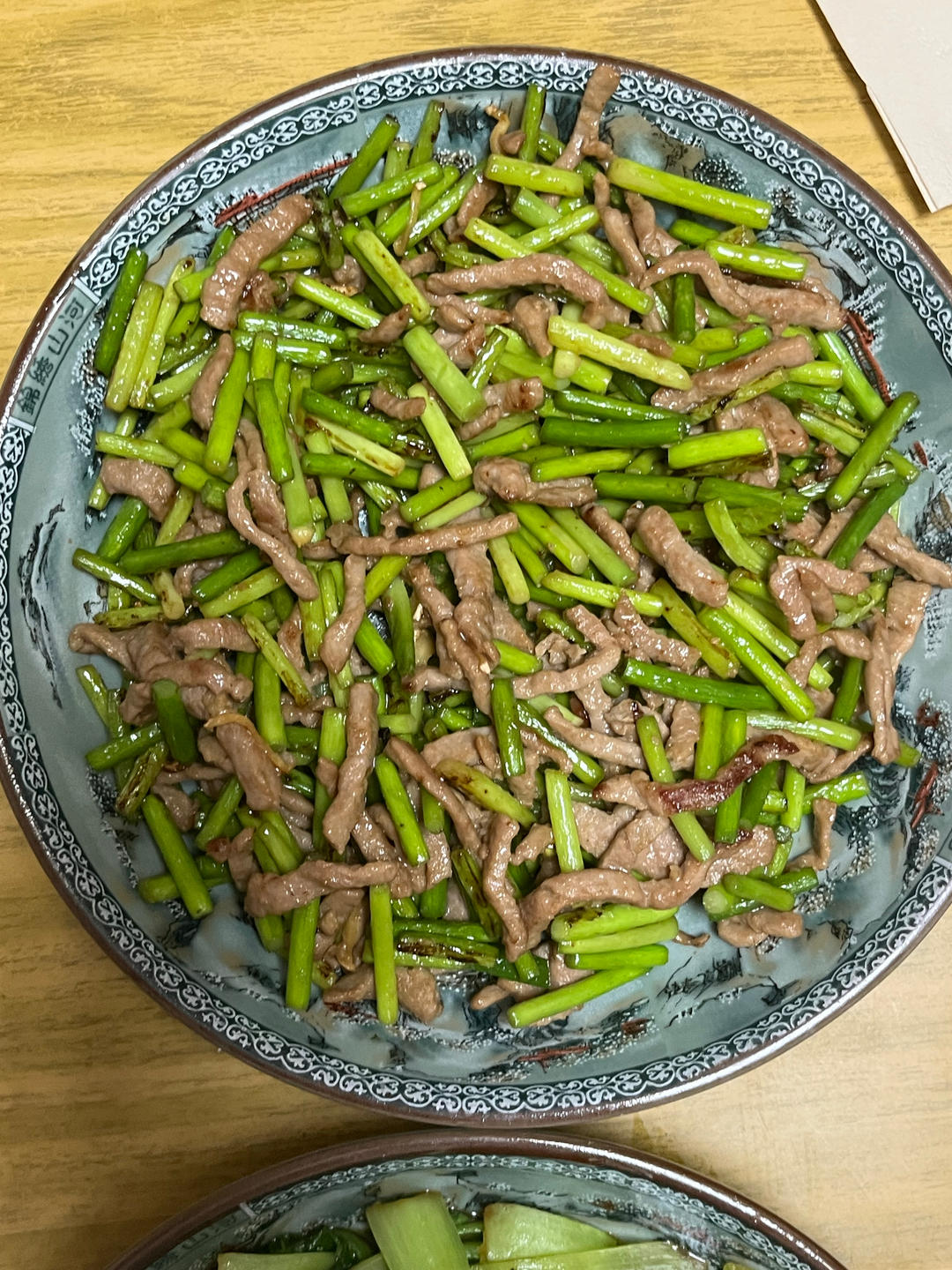 蒜薹炒肉丝