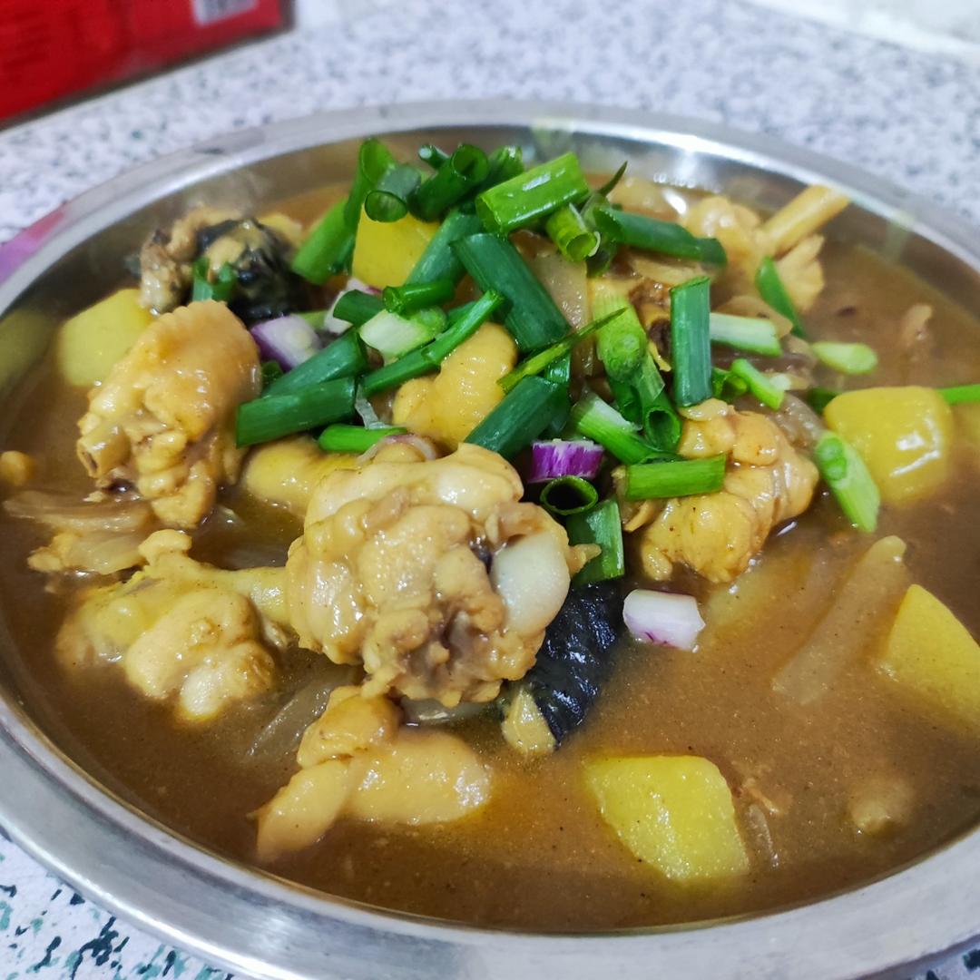 咖喱土豆鸡块