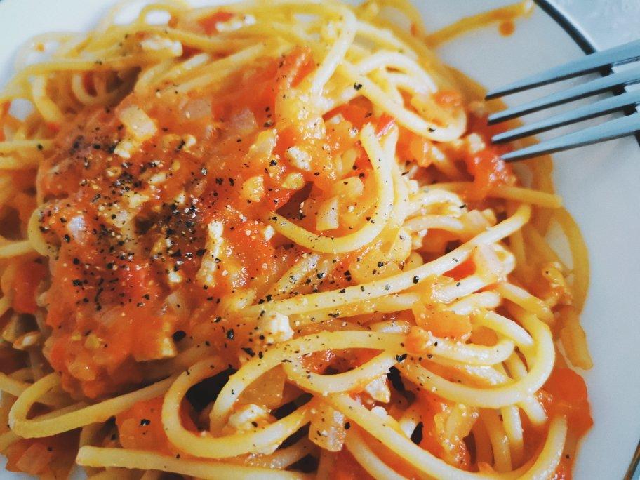 【番茄肉酱意面】