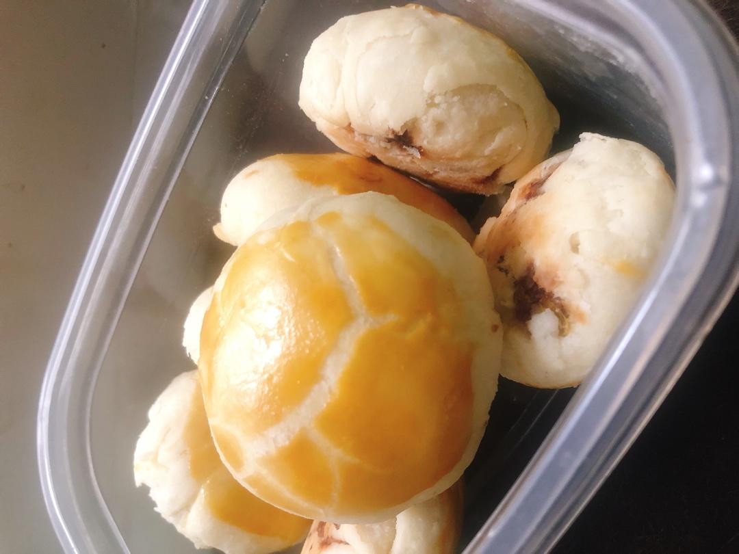 素油版酥皮鲜肉月饼，更健康