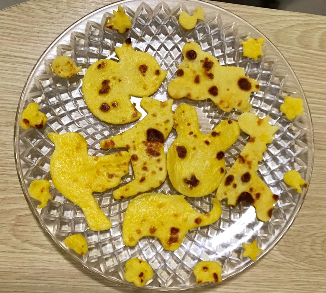 angelsuesue做的简易南瓜牛奶饼—婴幼儿辅食 宝宝儿童小点心