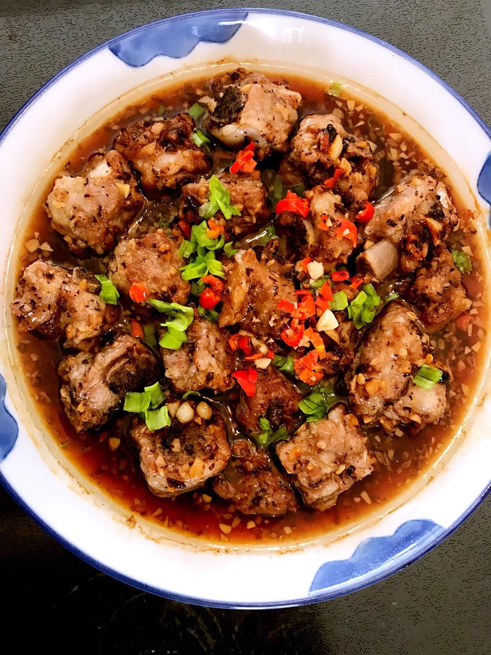 豆豉蒸排骨