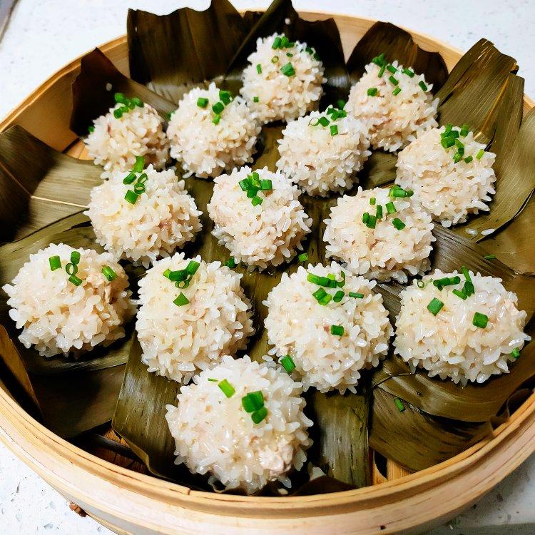 糯米珍珠丸子，年夜饭必备菜，快手蒸菜