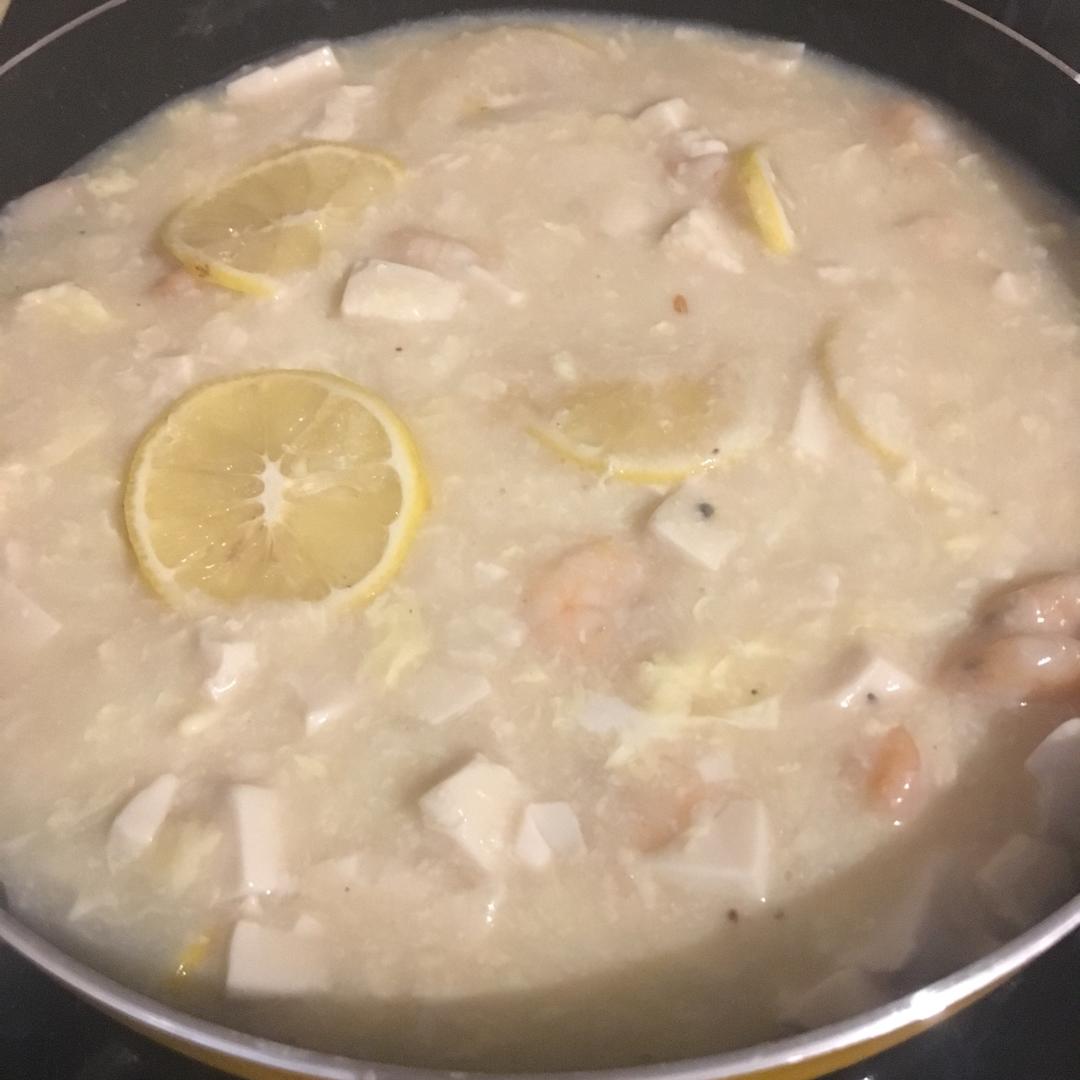 鲜虾豆腐羹
