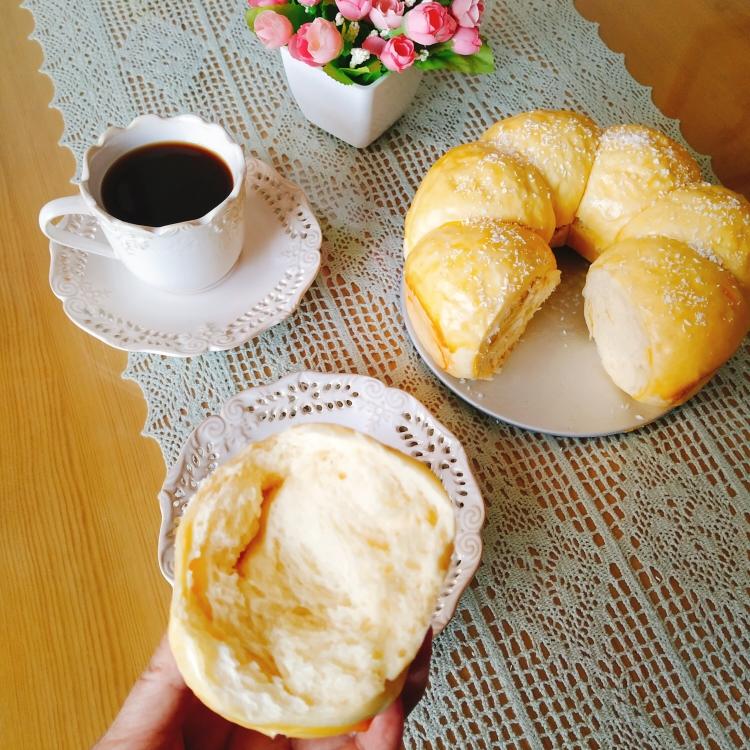 纯奶手撕吐司的做法 步骤1