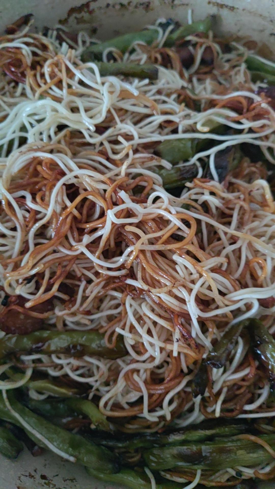 地道老北京扁豆焖面 豆角焖面 太好吃小心吃撑哦