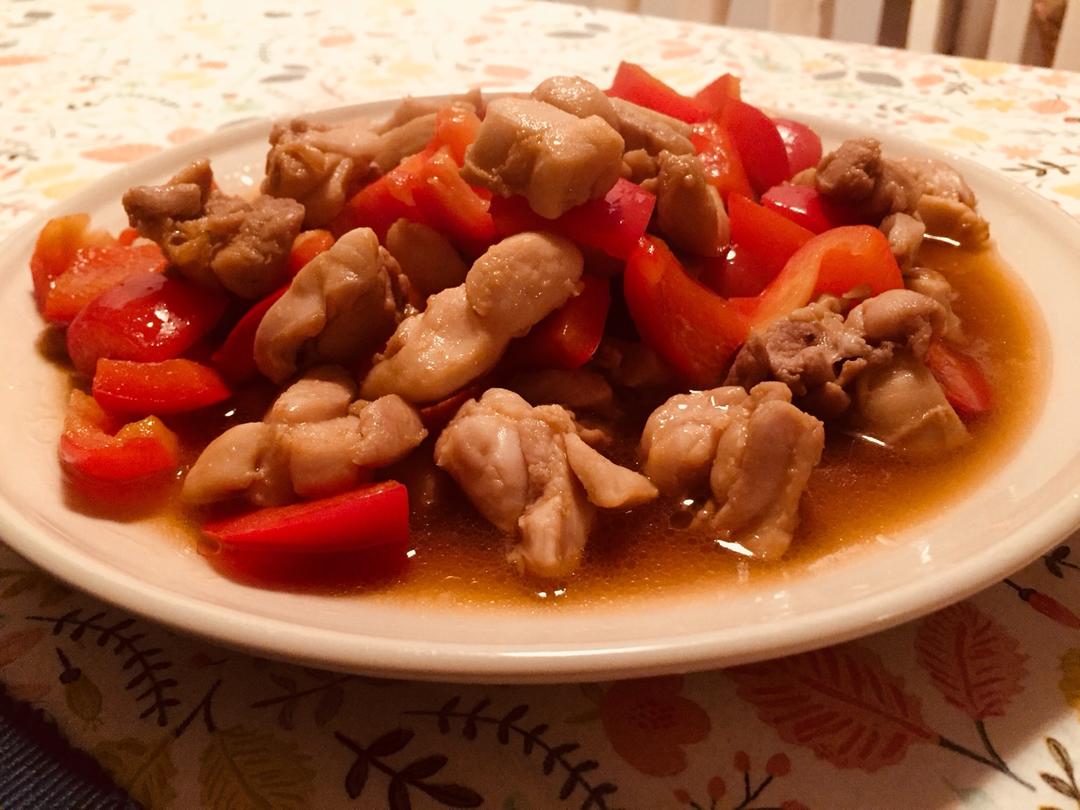 青椒炒鸡腿肉（大厨级别）