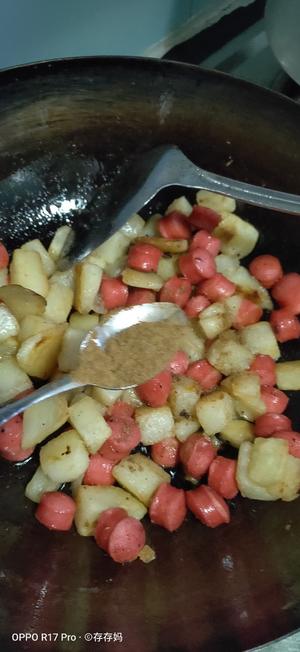 超好吃的孜然土豆热狗的做法 步骤7