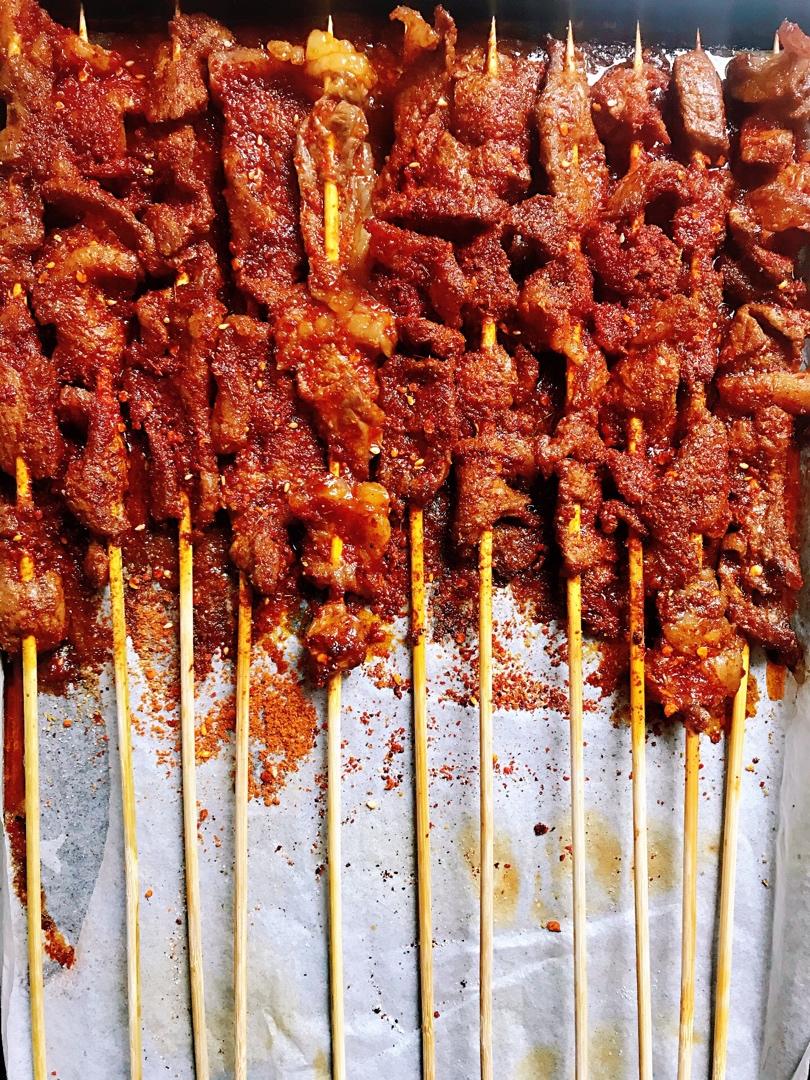 羊肉串 烤箱