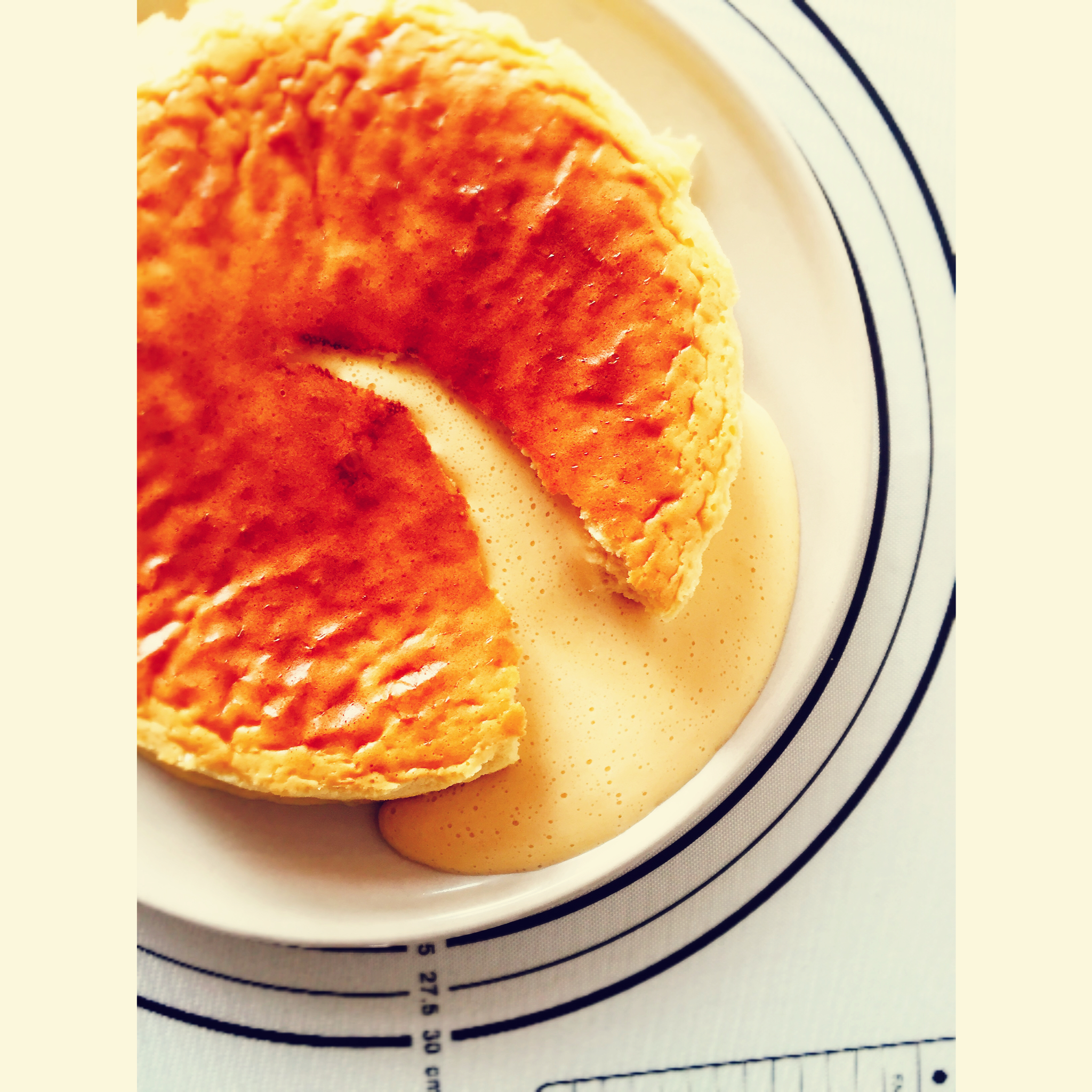 芝士爆浆流心半熟蛋糕