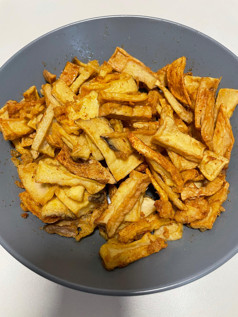 外酥里嫩‼️比肉还好吃的椒盐杏鲍菇🔥