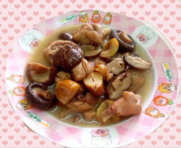 香菇炖鸡汤