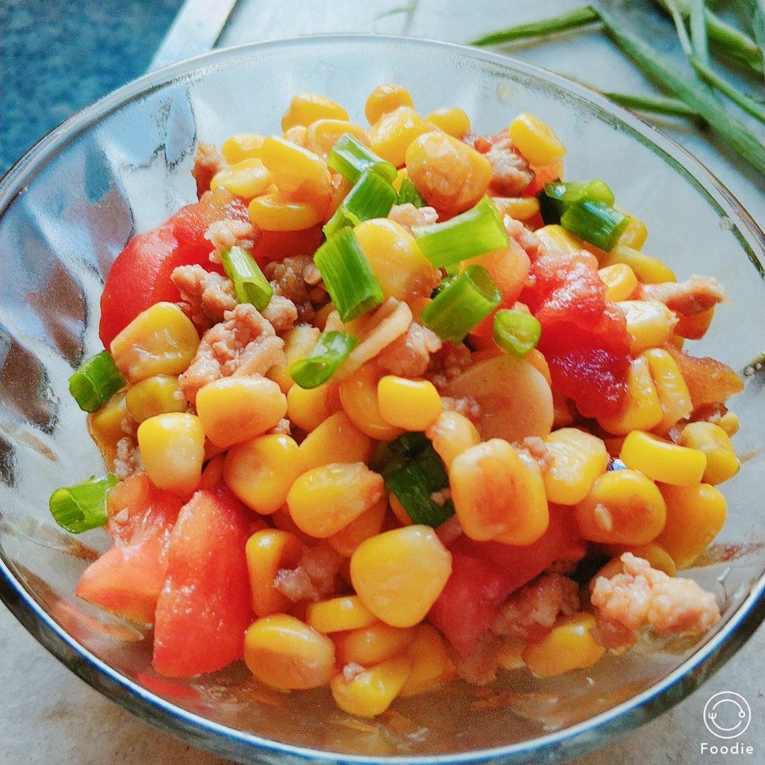 玉米炒肉末【超级下饭的快手家常菜】