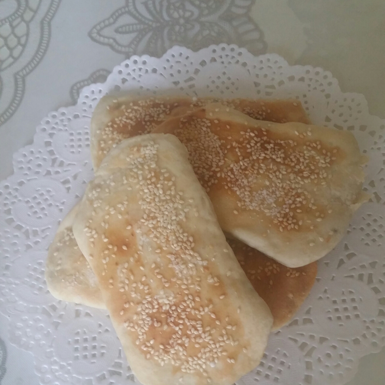 葱香油酥烧饼