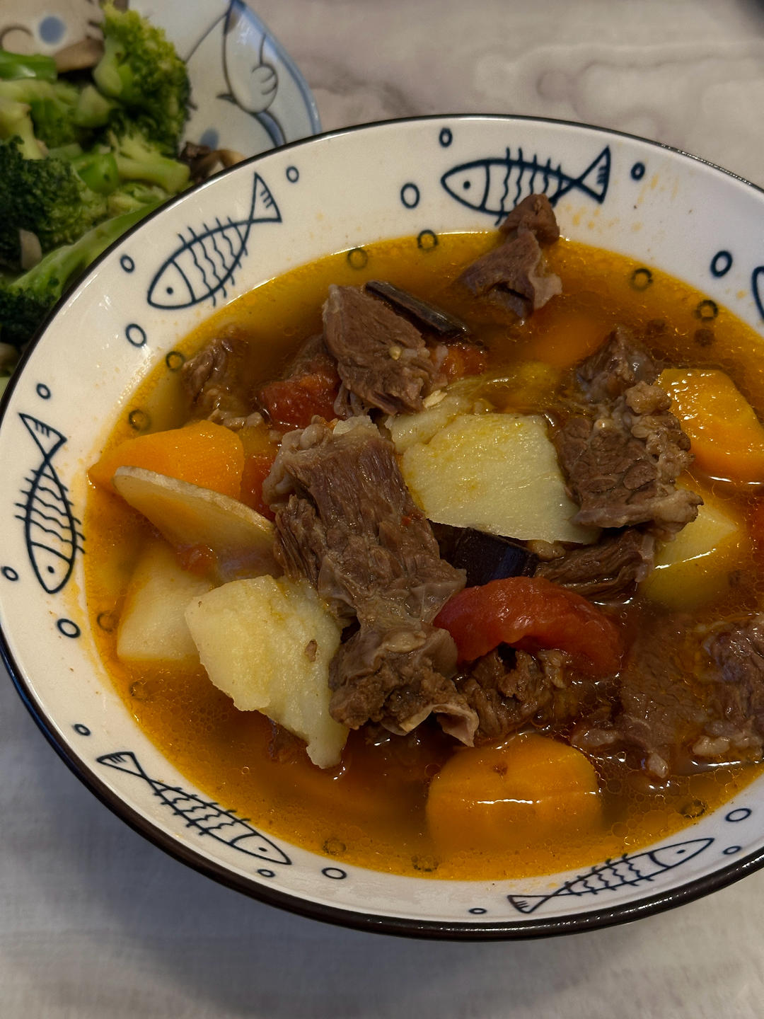 番茄土豆炖牛腩