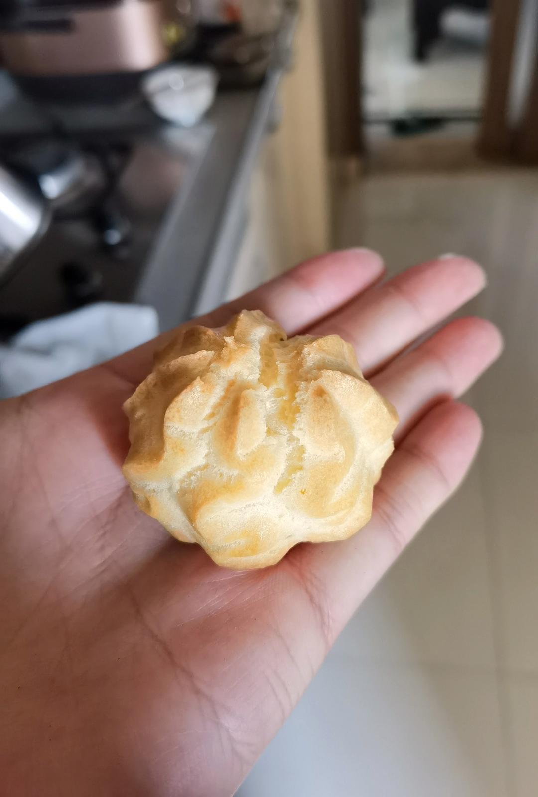 简单易成功的奶油小泡芙做法