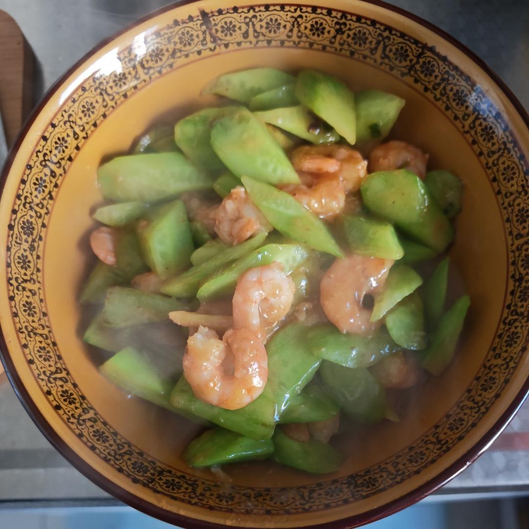 黄瓜炒虾仁
