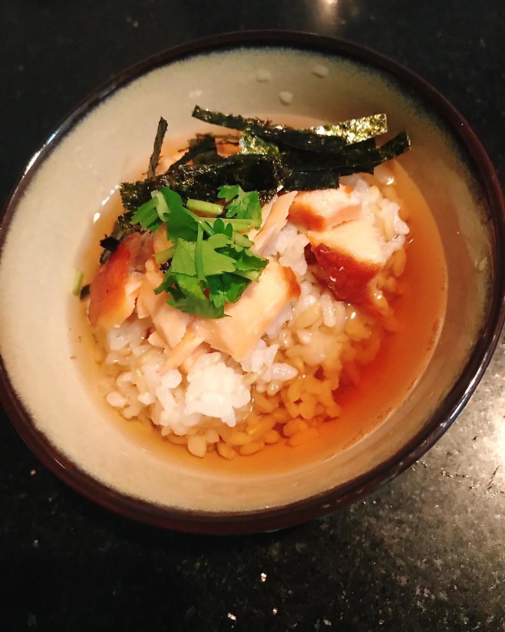三文鱼茶泡饭