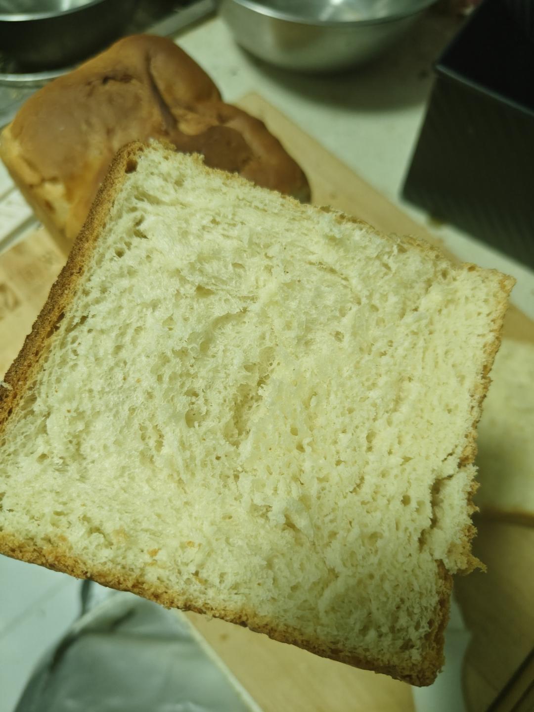 夺命软吐司(๑´ڡ`๑)超软拉丝极速方便的一次发酵吐司