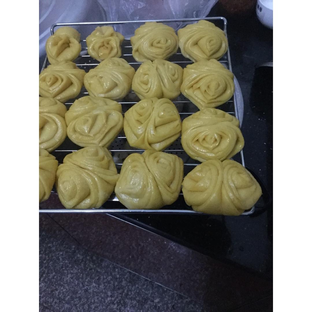 南瓜花卷馒头