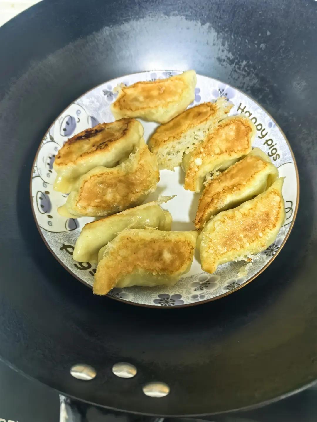 懒人生煎饺子