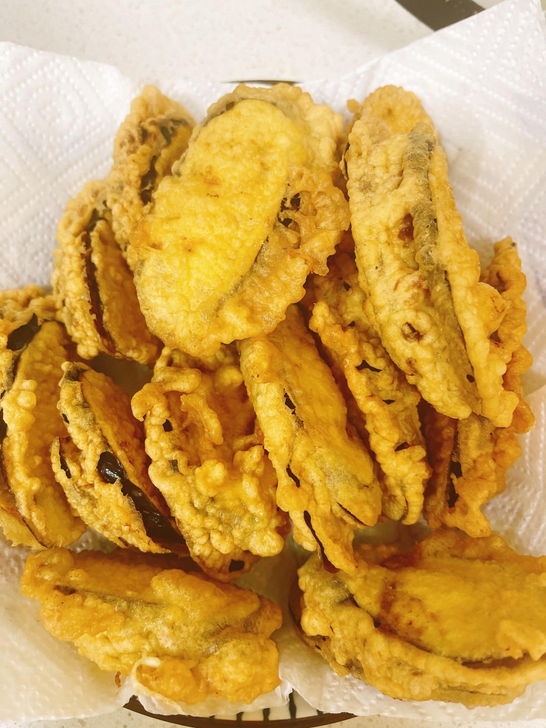 家常主食 炸茄盒 肉馅儿茄子