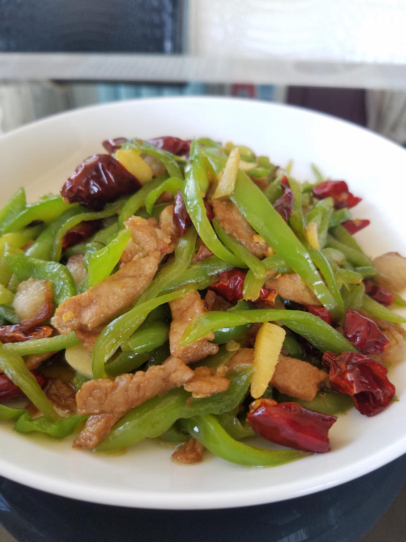 好吃不腻，青椒炒肉丝