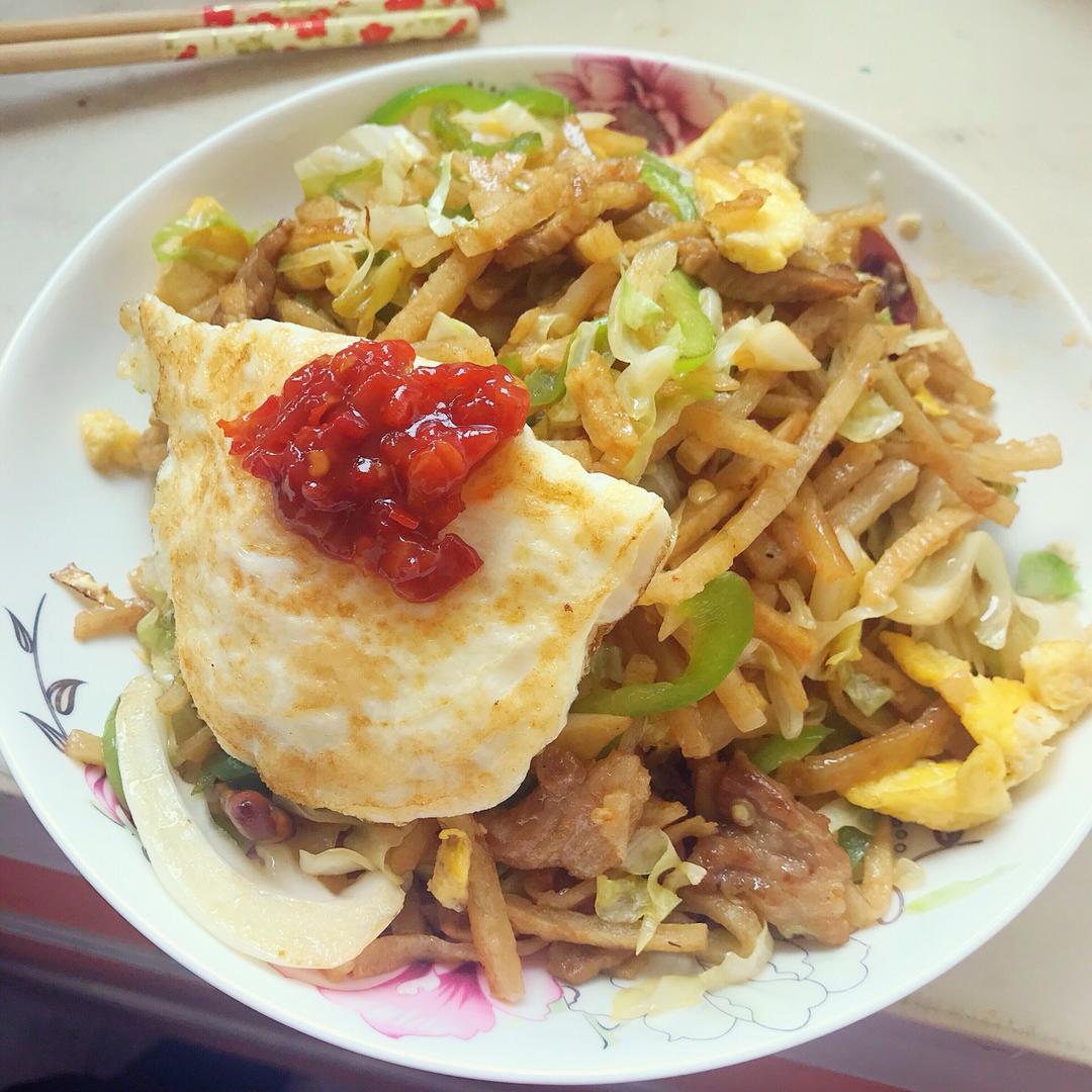 真正的快手炒闷饼