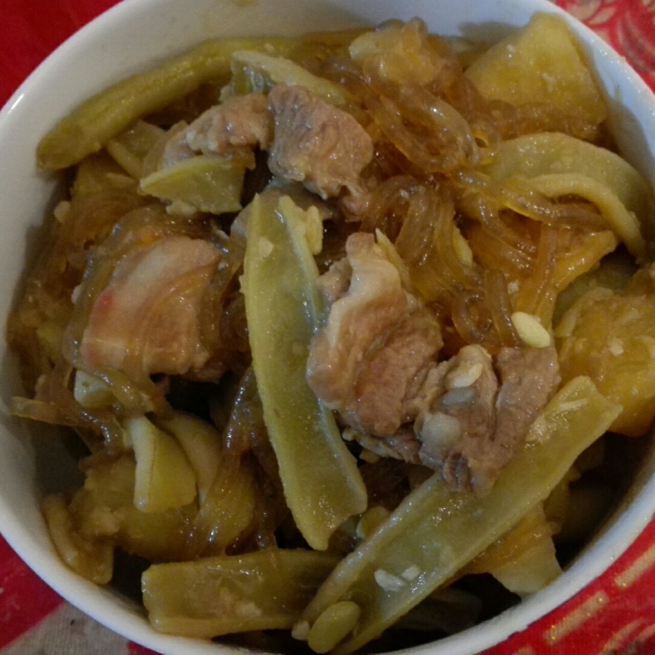 排骨土豆炖芸豆