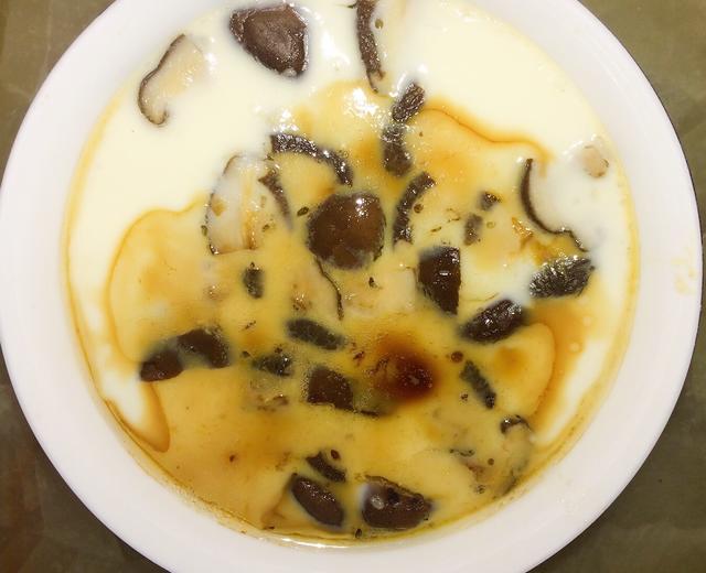 香菇肉末鸡蛋羹的做法