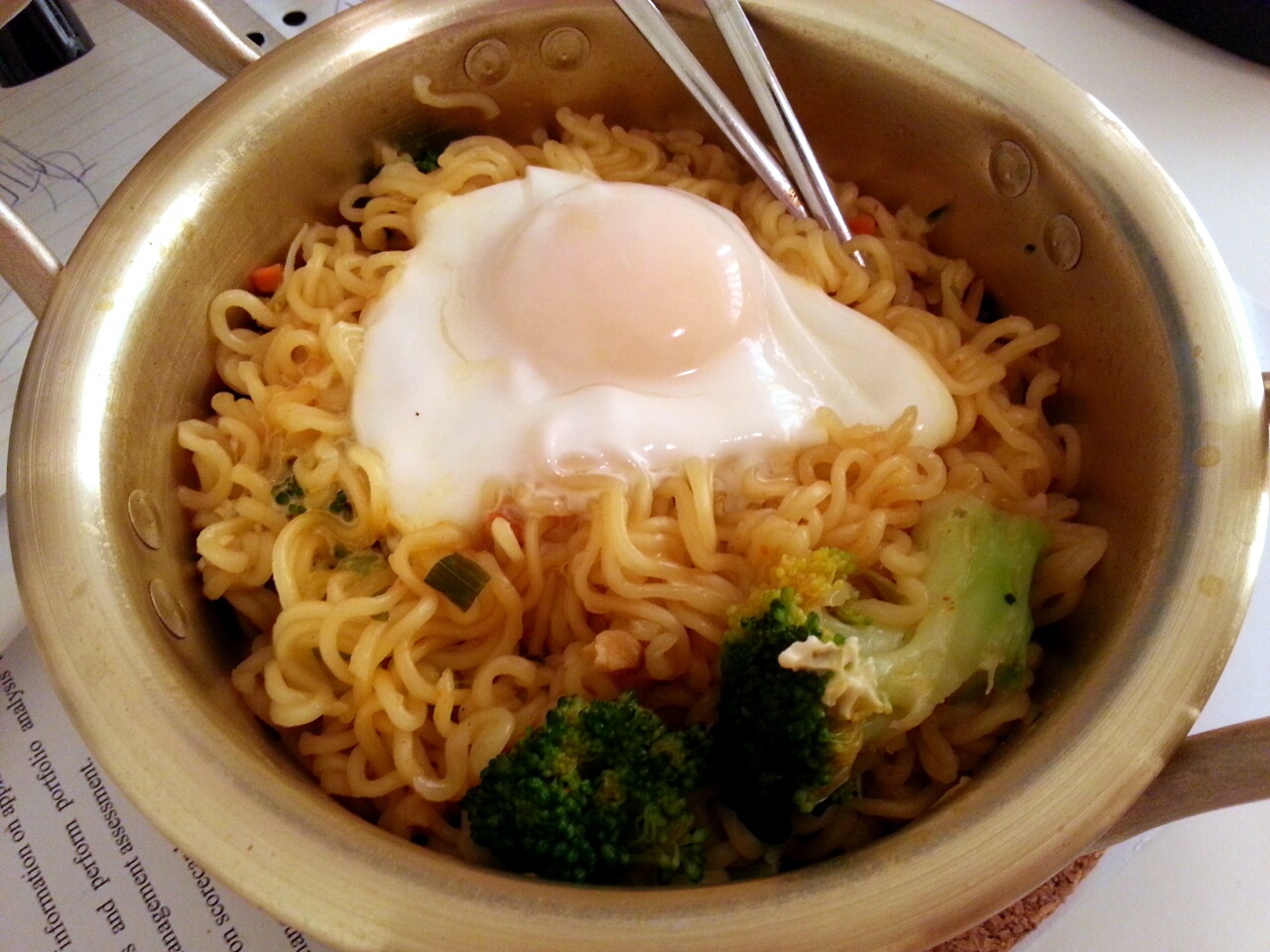 花菜辛拉面