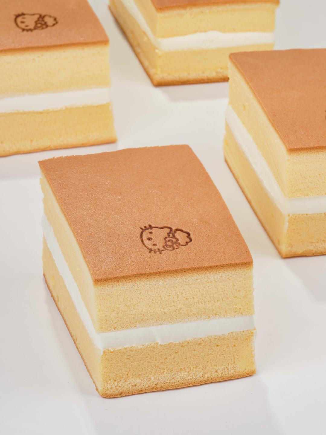 送朋友吃了一块 说没吃过这么软的蛋糕 一定要去试试这个棉花糖