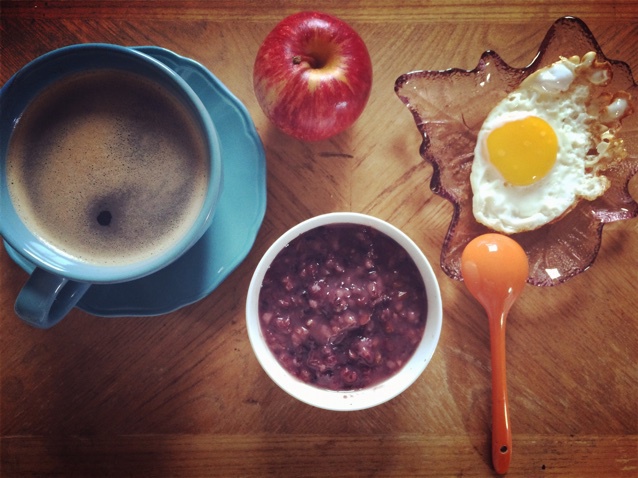 【低卡早餐】黑米薏米糙米血糯米粥