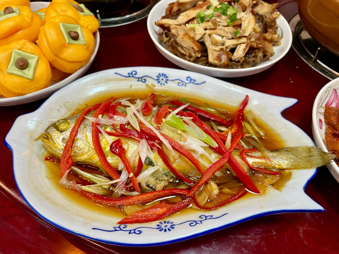 零难度♨️清蒸大黄鱼，肉质超鲜嫩~